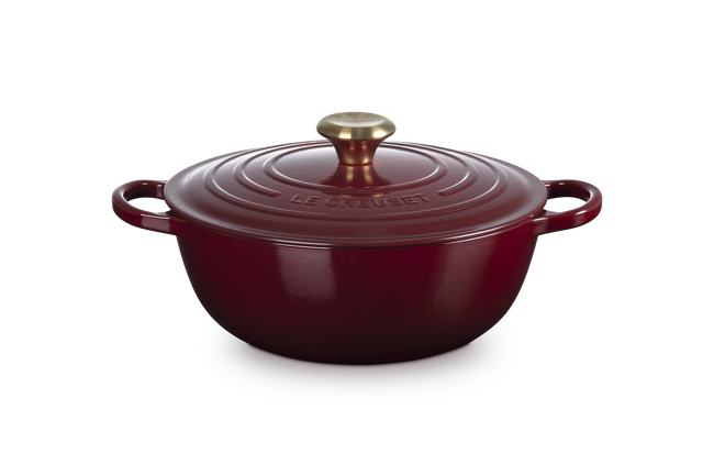 Le Creuset Cast Iron Signature Soup Pot 26cm RhoneGarnet image number 1